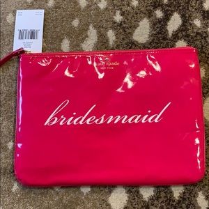 KATE SPADE Gia cosmetic bag “bridesmaid”
